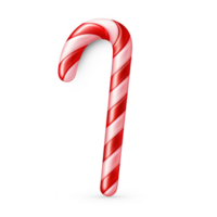 Christmas Candy Cane isolated on white background png