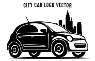 Car Sketch silhouette Vector isolated on a white background