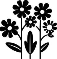 Flowers - High Quality Vector Logo - Vector illustration ideal for T-shirt graphic