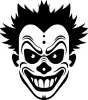 Clown, Minimalist and Simple Silhouette - Vector illustration