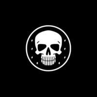 Skull, Minimalist and Simple Silhouette - Vector illustration