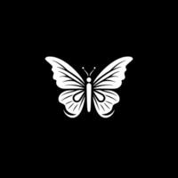 Butterfly, Minimalist and Simple Silhouette - Vector illustration