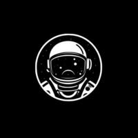 astronauta, minimalista y sencillo silueta - vector ilustración