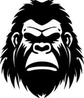 Gorilla - Minimalist and Flat Logo - Vector illustration