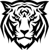 tigre, minimalista y sencillo silueta - vector ilustración