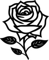 Rose - High Quality Vector Logo - Vector illustration ideal for T-shirt graphic