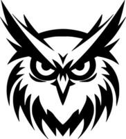 Owl - Minimalist and Flat Logo - Vector illustration