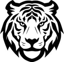 tigre, minimalista y sencillo silueta - vector ilustración