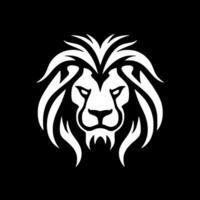 Lion - Minimalist and Flat Logo - Vector illustration