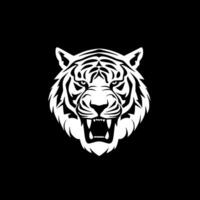 Tigre - minimalista y plano logo - vector ilustración