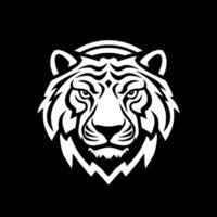 tigre, minimalista y sencillo silueta - vector ilustración