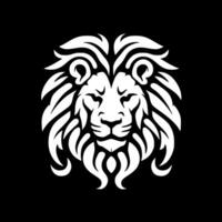 Lion, Minimalist and Simple Silhouette - Vector illustration