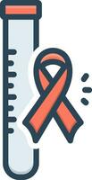 color icon for hiv vector