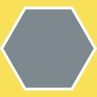 Polygon shapes vector