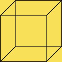 Cube shapes vector