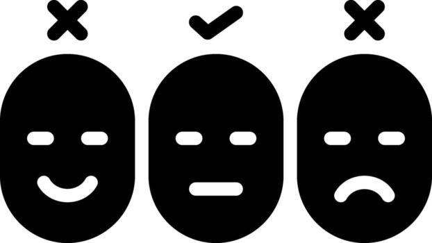 solid icon for affecting vector
