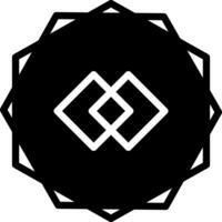 solid icon for combination vector
