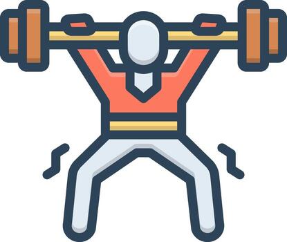 color icon for barely vector