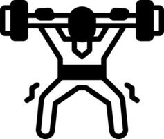 solid icon for barely vector