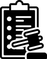 solid icon for rule vector