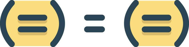 color icon for implies vector