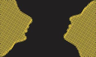 Abstract vector background. Halftone gradient gradation. Vibrant flowing texture.