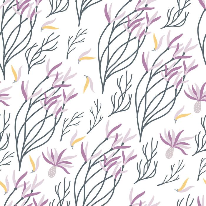 Sea Weed Pattern Vector Art, Icons, and Graphics for Free Download