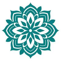 Decorative Circular Mandala vector isolated on a white background, abstract colorful mandala