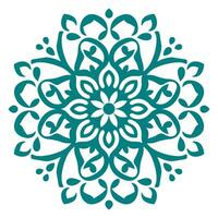 Decorative Circular Mandala vector isolated on a white background, abstract colorful mandala