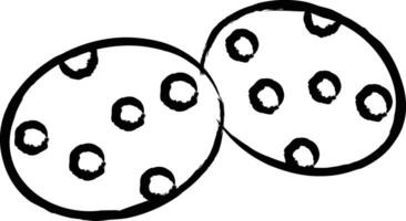 Cookies hand drawn vector illustration