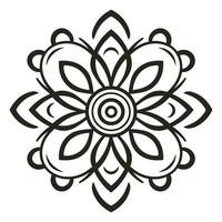 Doodle Mandala vector free, abstract Colorful pattern mandala