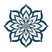 Vintage Flower Mandala vector isolated on a white background, abstract Colorful pattern mandala