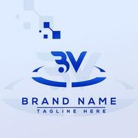 Letter BV Professional logo for all kinds of business vector