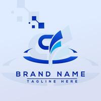 Letter CF Professional logo for all kinds of business vector