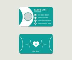 Vector professional creative business card template design