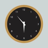 Clock Vector Illustration.