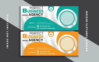 simple and creative banner template design. vector