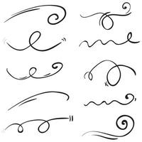 doodle wind illustration vector handrawn style