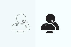 Icon set for communication. Including speak, message, phone, email, contact, chat, internet, radio, satellite, antenna, and more. collection of solid icons, vector