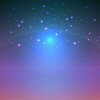 Blurred universe background with Bokeh Light effect colorful space background vector