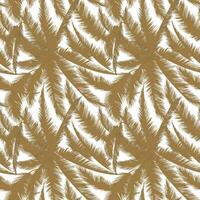 Brown leaves on white background textile design vector