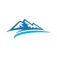 Mountain icon Logo vector