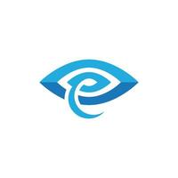 Eye Care vector logo design