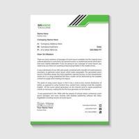 Letterhead design template vector