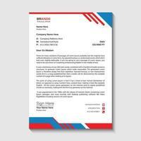 Letterhead design template vector