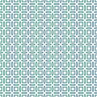 Seamless beautiful tile pattern with blue and green circles and squares vector