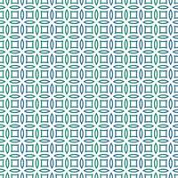 Seamless beautiful tile pattern with blue and green circles and squares vector