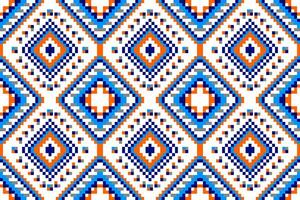 ethnic geometric pattern Oriental pattern for background, carpet, wallpaper, clothing, wrapping, fabric, Vector seamless pattern.