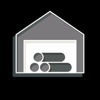 Icon Store House. related to Carpentry symbol. glossy style. simple design editable. simple illustration vector