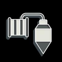 Icon Plumb. related to Carpentry symbol. glossy style. simple design editable. simple illustration vector